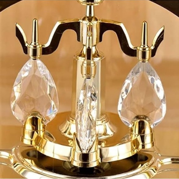 Mantel Clock with Rotating Pendulum, Silent Movement - Made in Japan (NWT) - Picture 3 of 4